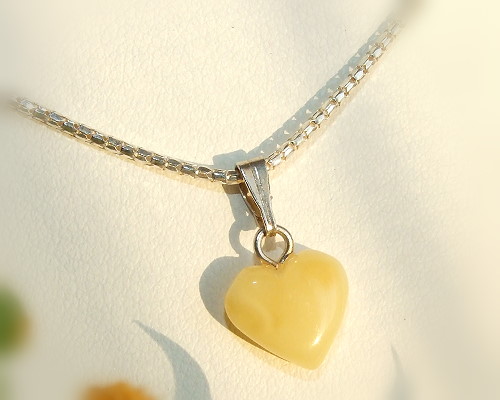 Bernsteinschmuck - Bernstein-Anh&auml;nger  Silber 925 (AC01)