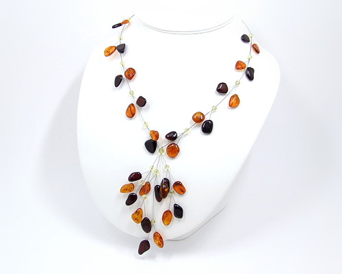 .Bernsteinschmuck - Bernsteincollier (CH19)* .Bernsteinschmuck - Bernsteincollier (CH19)*