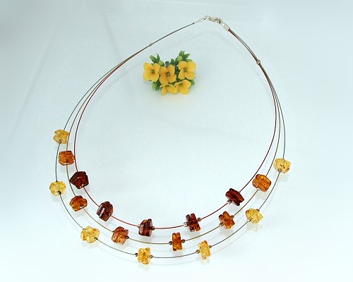 .Bernsteinschmuck - Bernsteincollier   (CH71)