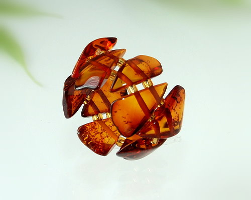 Bernsteinschmuck - Bernstein-Ring 20 mm  (CJ60)