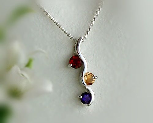 Silberschmuck - Multicolor-Anhänger Silber-925 (ES25) Silberschmuck - Multicolor-Anhänger Silber-925 (ES25)