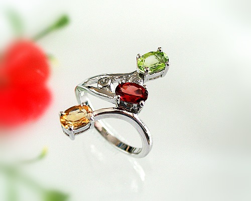 Silberschmuck - Damenring Silber-925 (ES42)