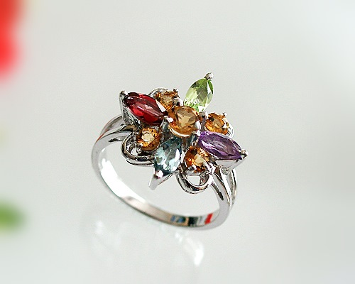 Silberschmuck - Damenring 16,5 Silber-925 (ES47)_