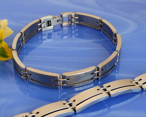 Edelstahlschmuck - Edelstahlarmband 21 cm (ES65)