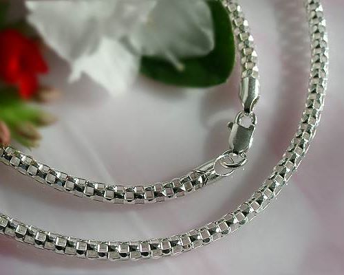 Silberschmuck - Coreana-Kette  Silber-925  (KF61)