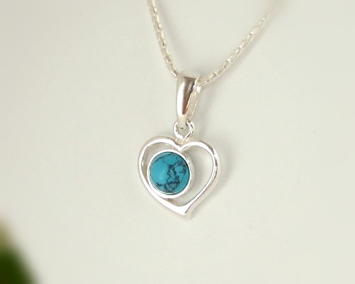 Türkisschmuck - Türkisanhänger Silber-925 (GY75) Türkisschmuck - Türkisanhänger Silber-925 (GY75)