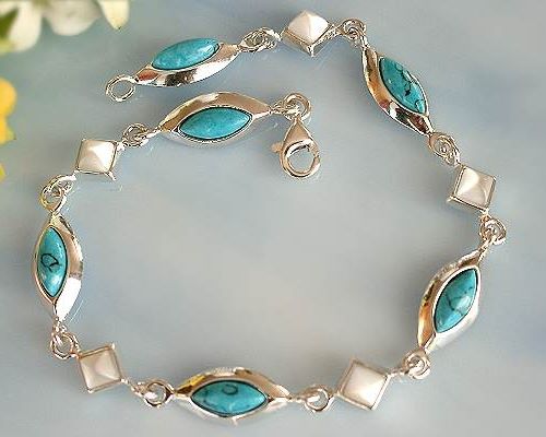 Türkisschmuck - Armband 22,5 cm Silber-925 (GZ-22,5) Türkisschmuck - Armband 22,5 cm Silber-925 (GZ-22,5)