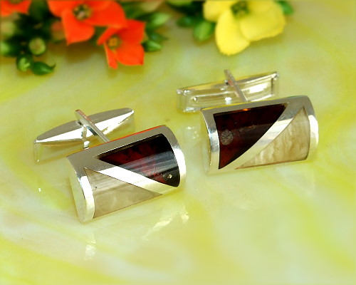 Herrenschmuck - Manschettenkn�pfe  Silber-925  (HK09)_
