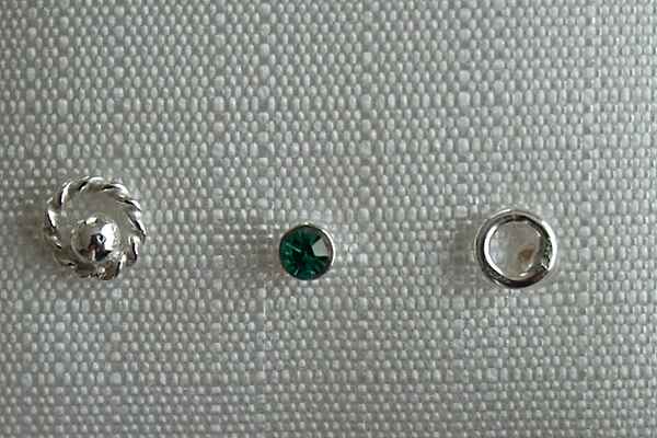 Piercing - Nasenpiercing Silber-925 (HZ) Piercing - Nasenpiercing Silber-925 (HZ)