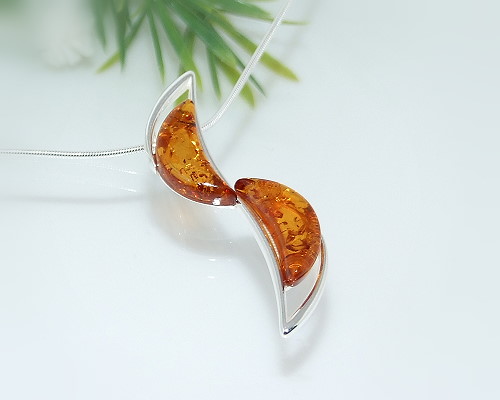 Bernsteinschmuck - Bernsteinanh�nger  Silber-925  (LB62)