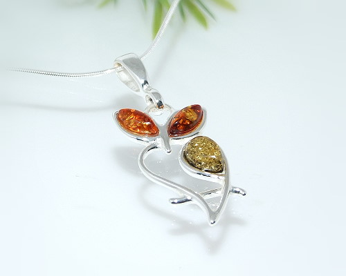 Bernsteinschmuck - Bernsteinanh�nger  Silber-925  (LB63)
