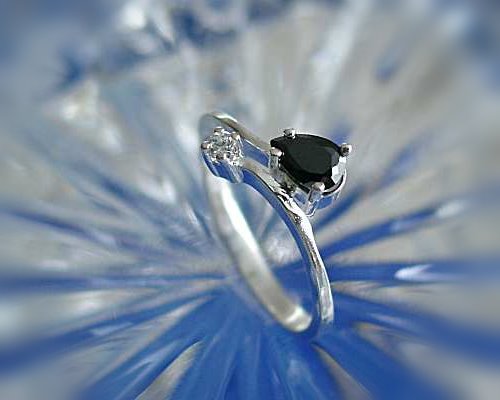 Onyxschmuck - Damenring Silber-925 (QA) Onyxschmuck - Damenring Silber-925 (QA)