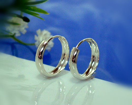 Silberschmuck - Creolen in Silber-925 (SC34)