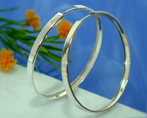 Silberschmuck - Creolen in Silber-925 (SC35) Silberschmuck - Creolen in Silber-925 (SC35)