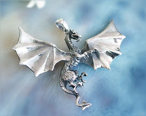 Drachen / Mystik - Anhänger Drache Silber-925 (SH08) Drachen / Mystik - Anhänger Drache Silber-925 (SH08)