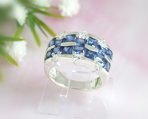 Silberschmuck - Damenring 18mm Silber-925  (SS68)_