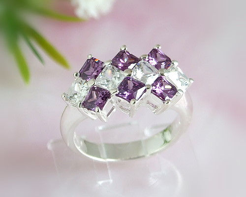 Silberschmuck - Damenring 18mm Silber-925  (SS72)_