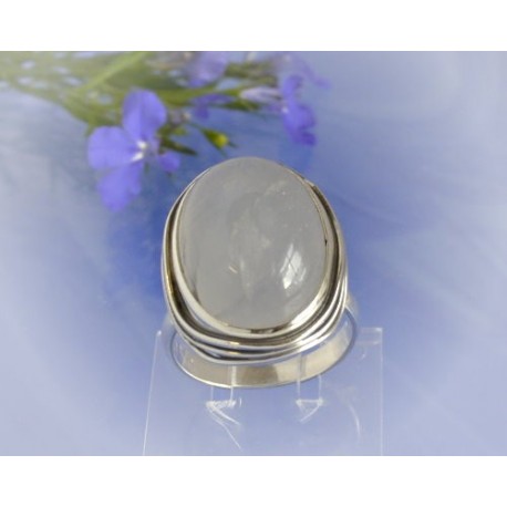 Mondstein Ring Silber 925 mt56