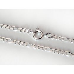 Armband Figaro Silber 925 17 - 21 cm SA31