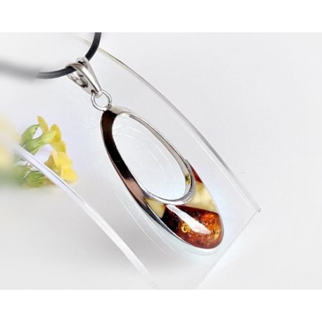 Bernsteinschmuck - Anhänger   Silber-925 BA209