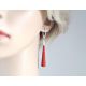 Ohrhänger mit Koralle Silber 925 Silberschmuck kl254