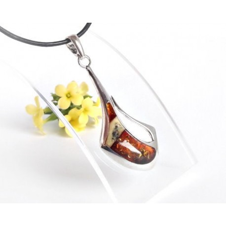 Bernsteinschmuck - Anhänger   Silber-925 BA208