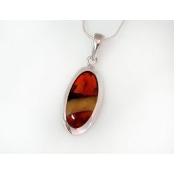 Bernstein Anhänger Silber 925 Bernsteinschmuck ba576