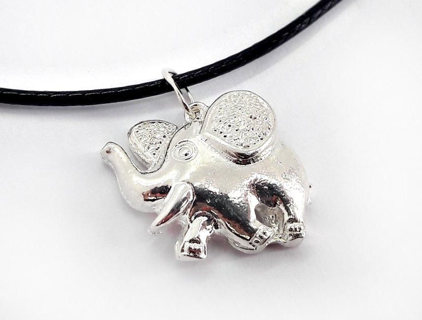 echt-silber Elefant Anhänger 925 Halskette Silber | Elefant |