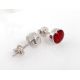 Ohrstecker mit Koralle Silber 925 Silberschmuck kl275