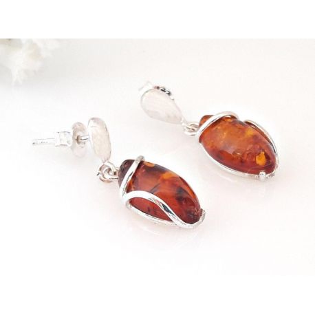 Bernstein Ohrstecker Silber 925 ed280