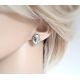 Irismuschel Ohrstecker Silber 925 sb233