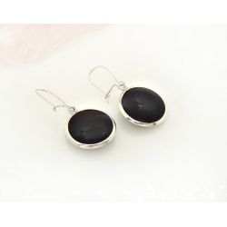 Onyx Ohrhänger Silber 925 Silberschmuck se166