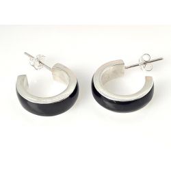 Ohrstecker mit Onyx Silber 925 se160