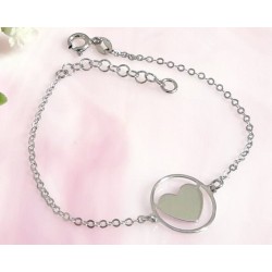 Herz Armband Silber-925  (SG91)