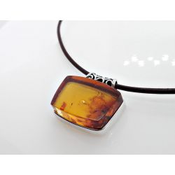 Bernstein Anhänger Silber 925 Bernsteinschmuck ba589