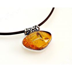 Bernstein Anhänger Silber 925 Bernsteinschmuck ba593