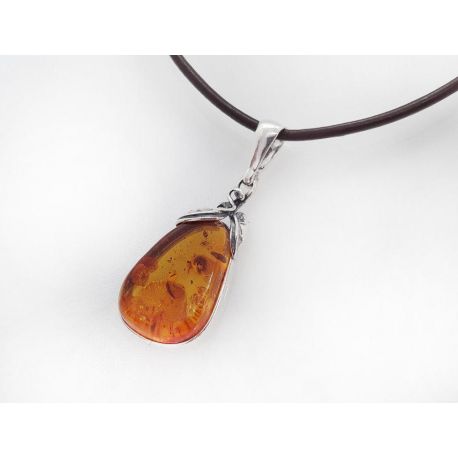 Bernstein Anhänger Silber 925 Bernsteinschmuck ba599