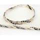 Damen Armband Silber 925 geflochten 18,5 cm  sg201