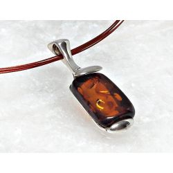 Bernstein Halskette Silber 925 Collier CR16