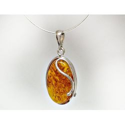 Bernstein Anhänger Silber 925 Bernsteinschmuck ba602