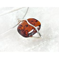 Bernstein Anhänger Silber 925 Bernsteinschmuck ba614