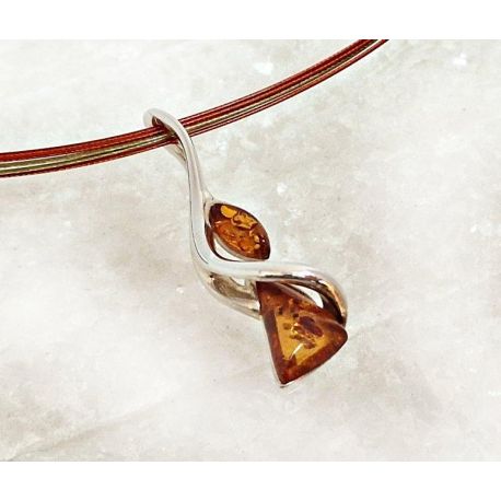 Bernstein Collier  Silber 925 45 cm Bernsteinschmuck cr43