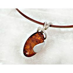 Bernstein Collier Silber 925 45 cm Bernsteinschmuck cr51