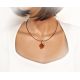 Bernstein Collier Silber 925 45 cm Bernsteinschmuck cr58