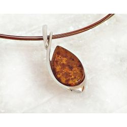 Bernstein Collier Silber 925 45 cm Bernsteinschmuck cr73