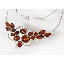 Bernsteinkette  Bernstein Collier dc249