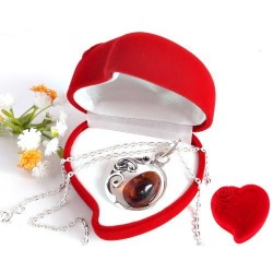 Bernsteinschmuck - Bernstein Collier 45 cm Silber-925  (BA214)