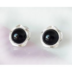 Ohrstecker mit Onyx Silber 925 se150