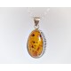 Bernsteinschmuck - Anhänger Bernstein  Silber-925 BA245