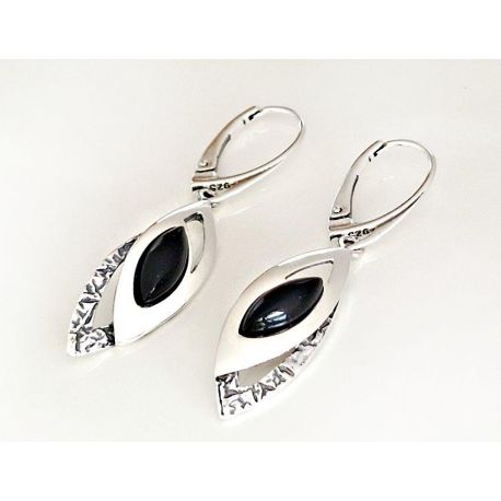 Onyx Ohrhänger Silber 925 Silberschmuck se172